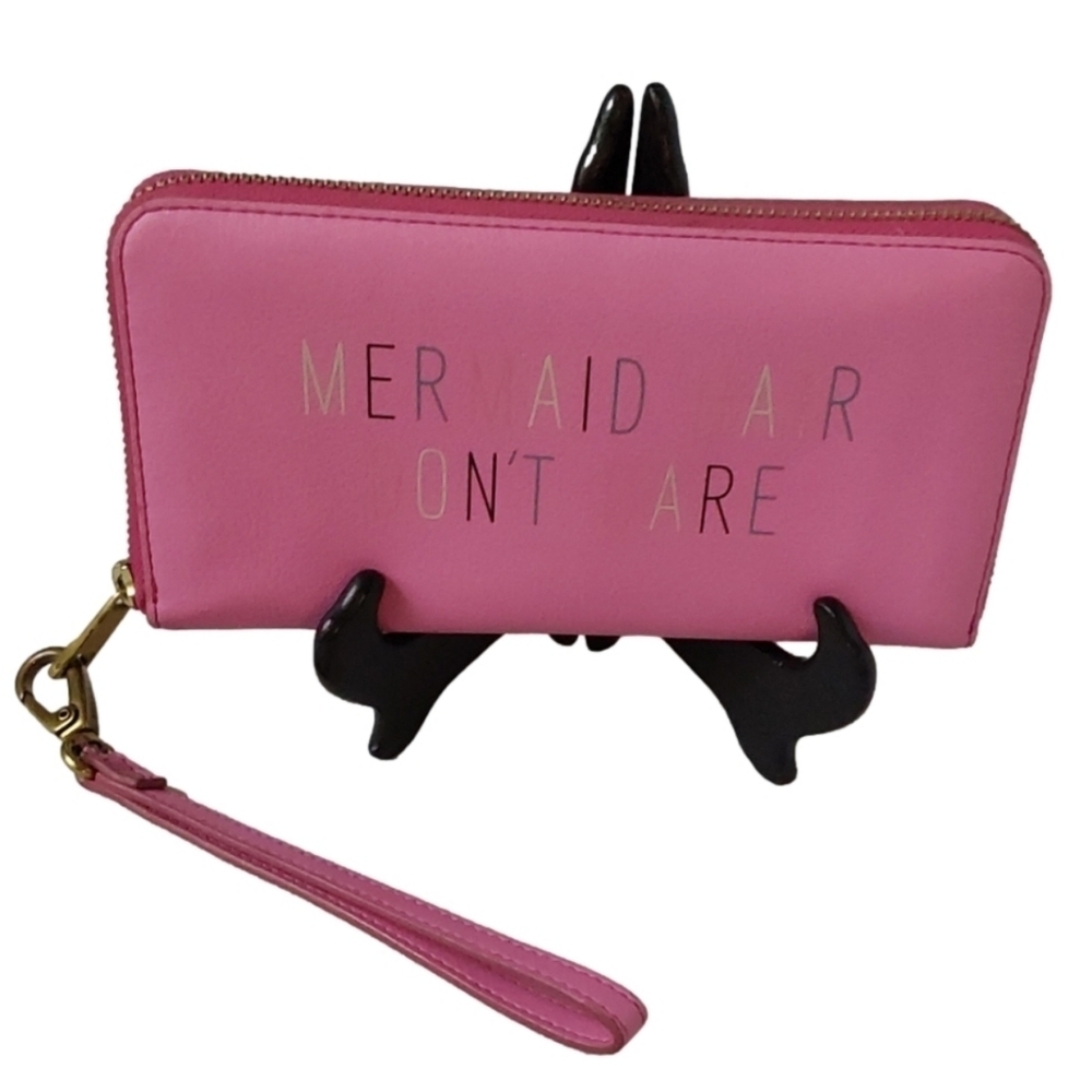 FOSSIL CONTINENTAL PINK CLUTCH WALLET